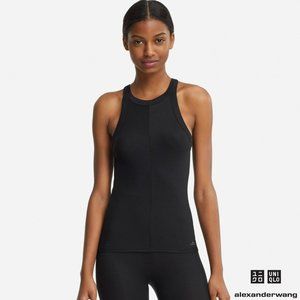 Uniqlo x Alexander Wang Heattech Ribbed Sleeveless Top (black) (S)